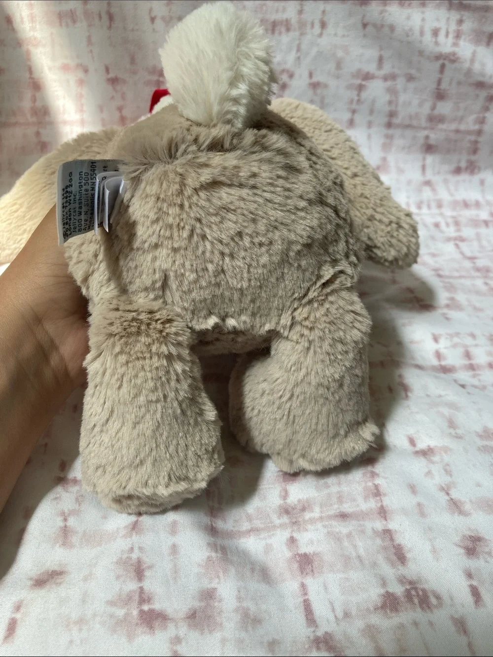 Jellycat Bashful Christmas Bunny Medium with Hat 12